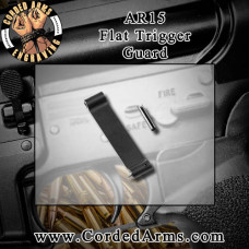 AR-15 Aluminum Standard Flat Trigger Guard Assembly - BLACK