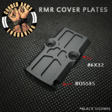 RMR Cover Plate Beveled Boss Cut With Pockets