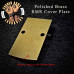 Polished Brass Honeycomb  RMR Cover Plate Beveled