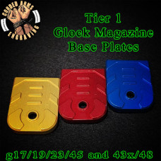 ANODIZED Tier One Glock Magazine Base Plate