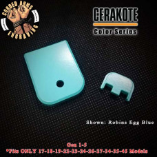 Custom Colored / Engraved Glock Magazine / Slide Plates