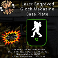 FU BigFoot Laser Engraved Aluminum Glock Magazine Base Plates