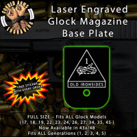 1st Armored Division Laser Engraved Aluminum Glock Magazine Base Plates