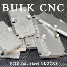 Full Sized Angled RMR Cover Plate Blanks for Glock (10pk) Boss Cut
