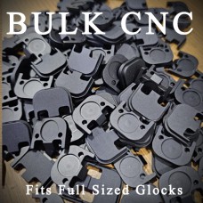 Full Sized Slide Plate Blanks Black Anodized for Glock 