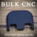 Full Sized Slide Plate Blanks Black Anodized for Glock 