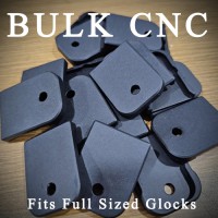 Full Sized Anodized Aluminum Magazine BASE Plate Blanks for Glock