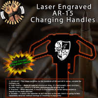 75th Ranger Regiment w/ Skull Laser Engraved Charging Handle