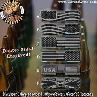 Flag Series Laser Engraved Ejection Port Door