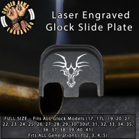 Dragon Laser Engraved Glock Slide Plate
