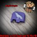 Raven Engraved Glock Slide Plate