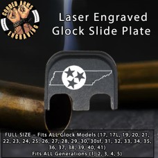 Tennessee Laser Engraved Glock Slide Plate