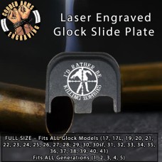 Zombie Hunter 2 Engraved Glock Slide Plate