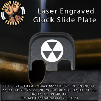 Fallout Laser Engraved Glock Slide Plate