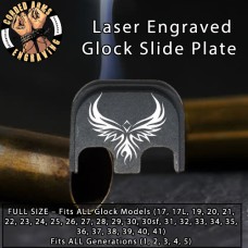 Phoenix Laser Engraved Glock Slide Plate
