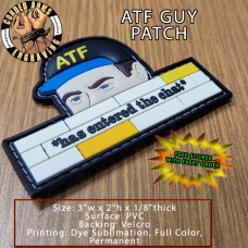 ATF Guy 3" x 2" Patch