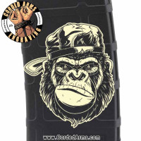 Boog Monkey Laser Pmag Laser Engraved Custom Pmag