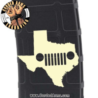 Texas Jeep Laser Pmag Laser Engraved Custom Pmag
