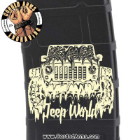 Jeep World Laser Pmag Laser Engraved Custom Pmag