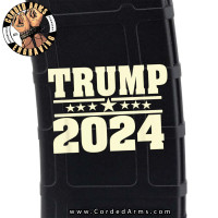 Trump 2024 Stars & Bars Laser Pmag Laser Engraved Custom Pmag