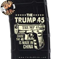 Trump .45 Laser Pmag Laser Engraved Custom Pmag