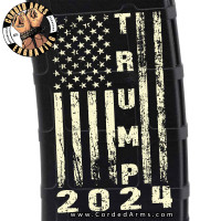 Trump Flag 2024 Laser Engraved Custom Pmag