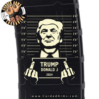 Trump Mug Shot Laser Engraved Custom Pmag