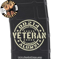 DD214 Alumni Laser Engraved Custom Pmag