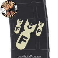 Incoming F Bombs Laser Engraved Custom Pmag