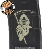 Grim Reaper 2 Laser Engraved Custom Pmag