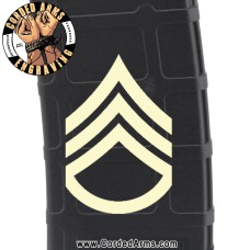Staff Sergeant E6 Laser Engraved Custom Pmag