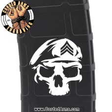 Sgt. Skull Laser Engraved Custom Pmag