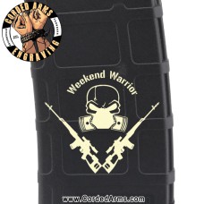 Weekend Warrior Laser Engraved Custom Pmag
