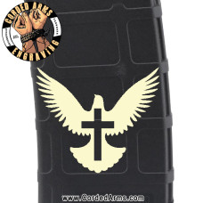 Dove with Cross Laser Engraved Custom Pmag