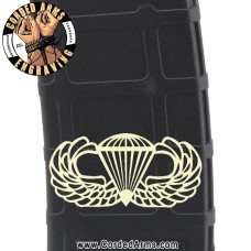 Parachutist Badge "Jump Wings" Laser Engraved Custom Pmag