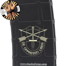 Special Forces Group Crest Laser Engraved Custom Pmag
