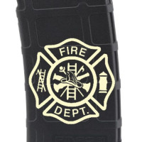 Fire Department Laser Engraved Custom Pmag