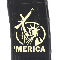 Statue of Liberty 'Merica Laser Engraved Custom Pmag