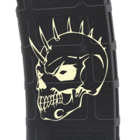 Punisher Skull #6 Laser Engraved Custom Pmag