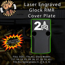 2A Guns Engraved RMR Cover Plate 