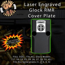 82nd Airborne Division Engraved RMR Cover Plate 