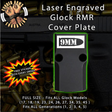 9mm Engraved RMR Cover Plate 