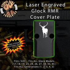 Bull Elk Engraved RMR Cover Plate 