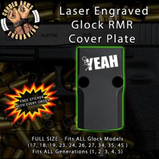 F Yeah! Engraved RMR Cover Plate 