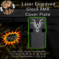 Dragon Engraved RMR Cover Plate 