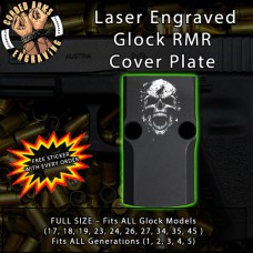 Mocking Skull Engraved RMR Cover Plate 