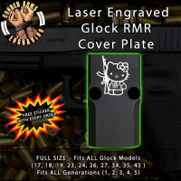AK Hello Kitty Engraved RMR Cover Plate 