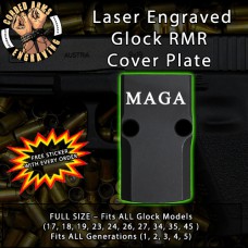 Maga Engraved RMR Cover Plate 