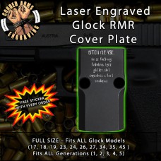 Bitch, Please Engraved RMR Cover Plate 