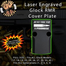Just The Tip Engraved RMR Cover Plate 